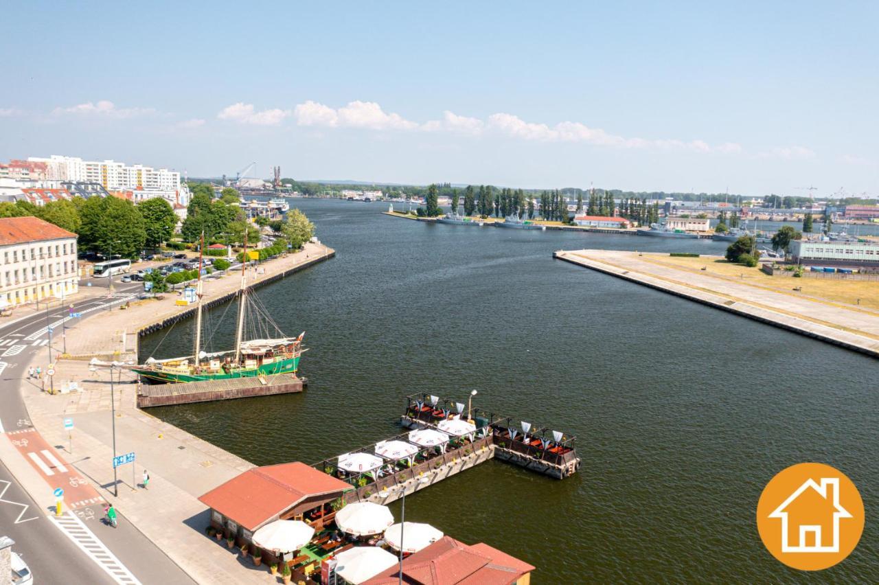 Apartament Z Widokiem Na Port - Visitopl Swinemünde Exterior foto